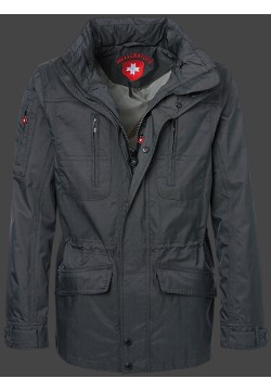 Jacken-Coat Golfjacke BicOxAirTec Anthrazit Jacke Herren Sommer