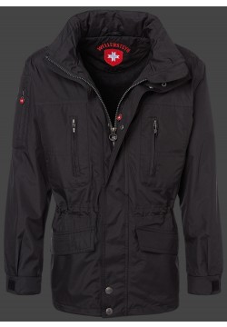 Jacken-Coat Golfjacke PolyAirLite Schwarz Jacke Herren Sommer