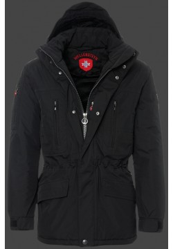 Jacken-Coat Golfjacke-Winter PolyAirLite Schwarz Jacke Herren Winter