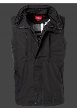Jacken-Coat Golfweste PolyAirLite Schwarz Jacke Herren Sommer