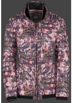 Jacken-Coat Helium Short FloRaHiTec Antique Pink Paisley Jacke Damen Winter