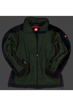Jacken-Coat Jet-Jacke MicroFleece Armygrün/Schwarz Jacke Herren Winter