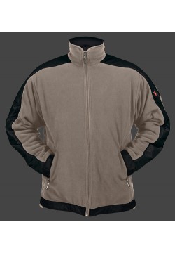 Jacken-Coat Jet-Jacke MicroFleece Basalt/Schwarz Jacke Herren Winter