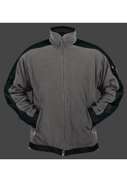 Jacken-Coat Jet-Jacke MicroFleece Melange/Schwarz Jacke Herren Winter