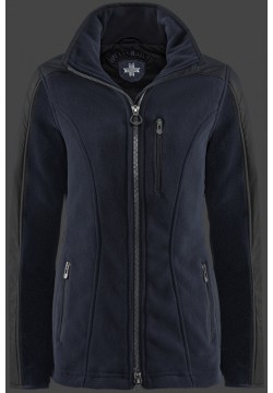 Jacken-Coat Jet Jacket Sport Lady MicroFleece Midnightblue Jacke Damen Winter