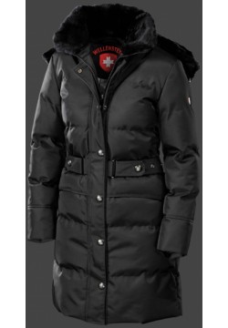 Jacken-Coat Kitzbühel Women Winter RainbowAirTec Schwarz Jacke Damen Winter