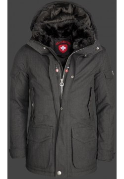 Jacken-Coat Kodiaks WoCasAirTec Anthrazit Jacke Herren Winter