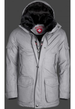 Jacken-Coat Kodiaks WoCasAirTec Flanellgrey Jacke Herren Winter