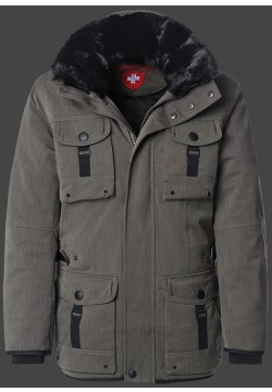 Jacken-Coat Leuchtfeuer BosAirTec Saltpepper Jacke Herren Winter