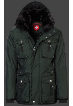 Jacken-Coat Leuchtfeuer RainbowAirTec Combugreen Jacke Herren Winter