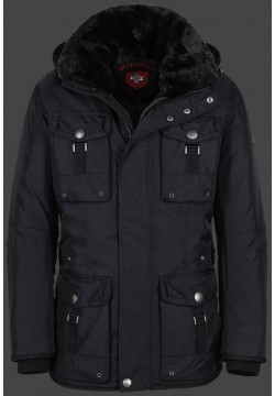 Jacken-Coat Leuchtfeuer RainbowAirTec Midnightblue Jacke Herren Winter