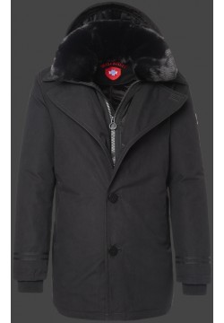 Jacken-Coat Manhattan HDDAirTec Schwarz Jacke Herren Winter