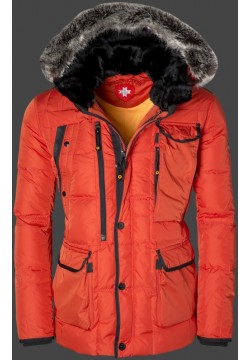 Jacken-Coat Marvellous AmTerAirTec Terracotta Jacke Herren Winter