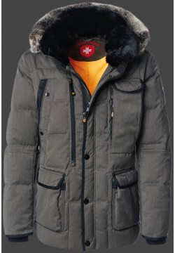 Jacken-Coat Marvellous BosAirTec Saltpepper Jacke Herren Winter
