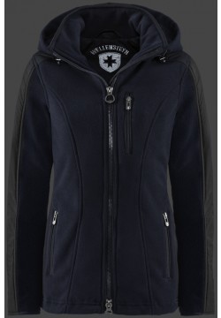Jacken-Coat Marysol MicroFleece Midnightblue Jacke Damen Winter
