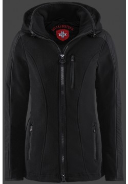 Jacken-Coat Marysol MicroFleece Schwarz Jacke Damen Winter