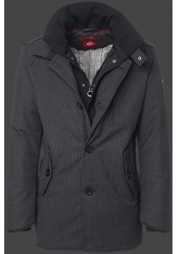 Jacken-Coat Mercury PeWoAirTec Blackcheck Jacke Herren Winter
