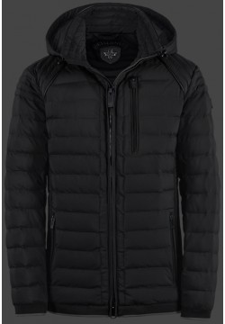 Jacken-Coat Molecule Men Long MoSoDuHiTec Schwarz Jacke Herren Winter