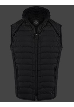 Jacken-Coat Molecule Men Vest MoSoDuHiTec Schwarz Jacke Herren Winter