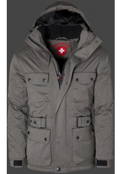 Jacken-Coat Motoro BosAirTec Saltpepper Jacke Herren Winter