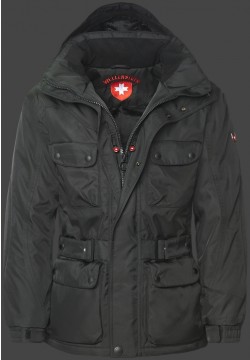 Jacken-Coat Motoro RainbowAirTec Schwarz Jacke Herren Winter