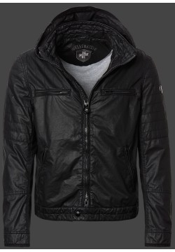 Jacken-Coat Motorunion Men LiDuCaHigTec Schwarz Jacke Herren Sommer