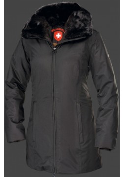 Jacken-Coat Paris PolyHiTec Schwarz Jacke Damen Winter