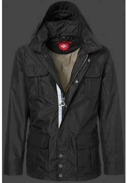Jacken-Coat Police Poly3AirTec Schwarz Jacke Herren Sommer
