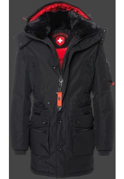 Jacken-Coat Quasar HaHeMeAirTec Schwarz Jacke Herren Winter