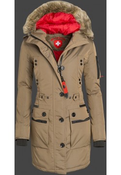 Jacken-Coat Quasar Lady GolDoxAirTec Khaki Jacke Damen Winter