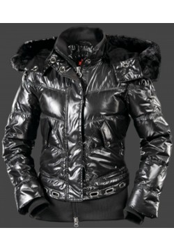 Jacken-Coat Queens EntiSiGoAirTec Schwarz Jacke Damen Winter