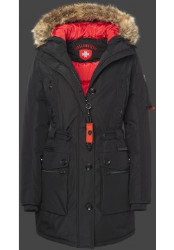Jacken-Coat Questar Lady HaHeMeAirTec Schwarz Jacke Damen Winter
