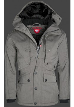 Jacken-Coat Rebellion BosAirTec Saltpepper Jacke Herren Winter