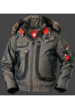 Jacken-Coat Rescue Jacket RainbowAirTec Goldenbrown Jacke Herren Winter