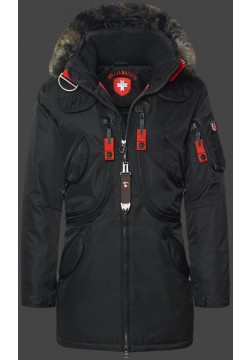 Jacken-Coat Rescue Parka RainbowAirTec Schwarz Jacke Herren Winter