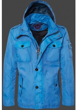 Jacken-Coat Retro SprayTec Nauticblue Jacke Herren Sommer