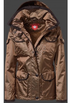 Jacken-Coat Revolution StarAirLite Browngold Jacke Damen Sommer