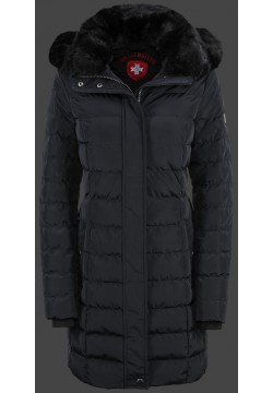 Jacken-Coat Santorin Long TiSaAirTec Midnightblue Jacke Damen Winter