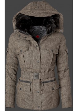 Jacken-Coat Scarlet BroWoAirTec Brownmelange Jacke Damen Winter
