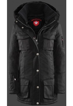 Jacken-Coat Schneezauber RainbowAirTec Schwarz Jacke Damen Winter