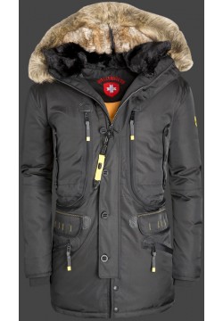 Jacken-Coat Seacliff RainbowAirTec Schwarz Jacke Herren Winter