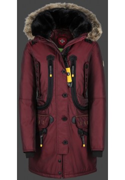 Jacken-Coat Seacliff Women RainbowAirTec Granat Jacke Damen Winter