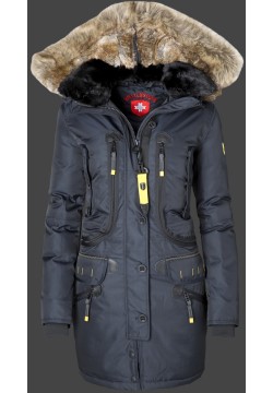 Jacken-Coat Seacliff Women RainbowAirTec Midnightblue Jacke Damen Winter