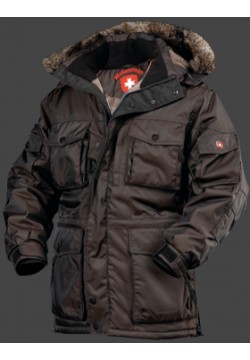 Jacken-Coat Siberia RainbowAirTec Coffee Jacke Herren Winter