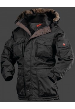 Jacken-Coat Siberia RainbowAirTec Schwarz Jacke Herren Winter