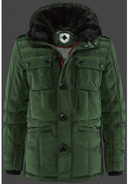 Jacken-Coat Snowdrift TiSaAirTec Nightgreen Jacke Herren Winter