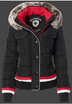 Jacken-Coat Snowflake TiSaAirTec Schwarz Jacke Damen Winter