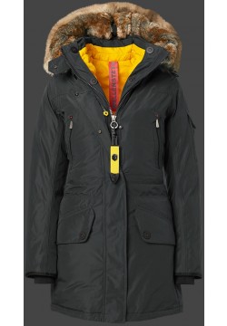 Jacken-Coat Snowtrail Lady HaHeMeAirTec Graphit Jacke Damen Winter