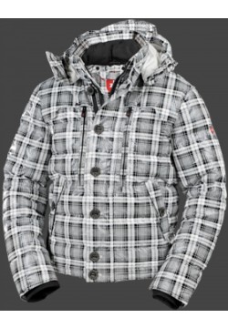 Jacken-Coat Stardust CheckAirTec Blackwhitecheck Jacke Herren Winter