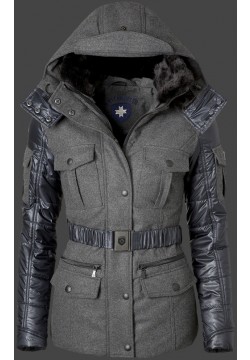 Jacken-Coat Stargate Lady FlaWoAirTec Anthracite/Midnightblue Jacke Damen Winter